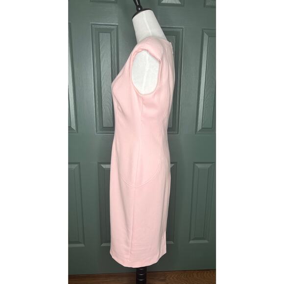 Eliza J Pink Sleeveless Sheath Dress Career Office Cocktail Party - Picture 7 of 11